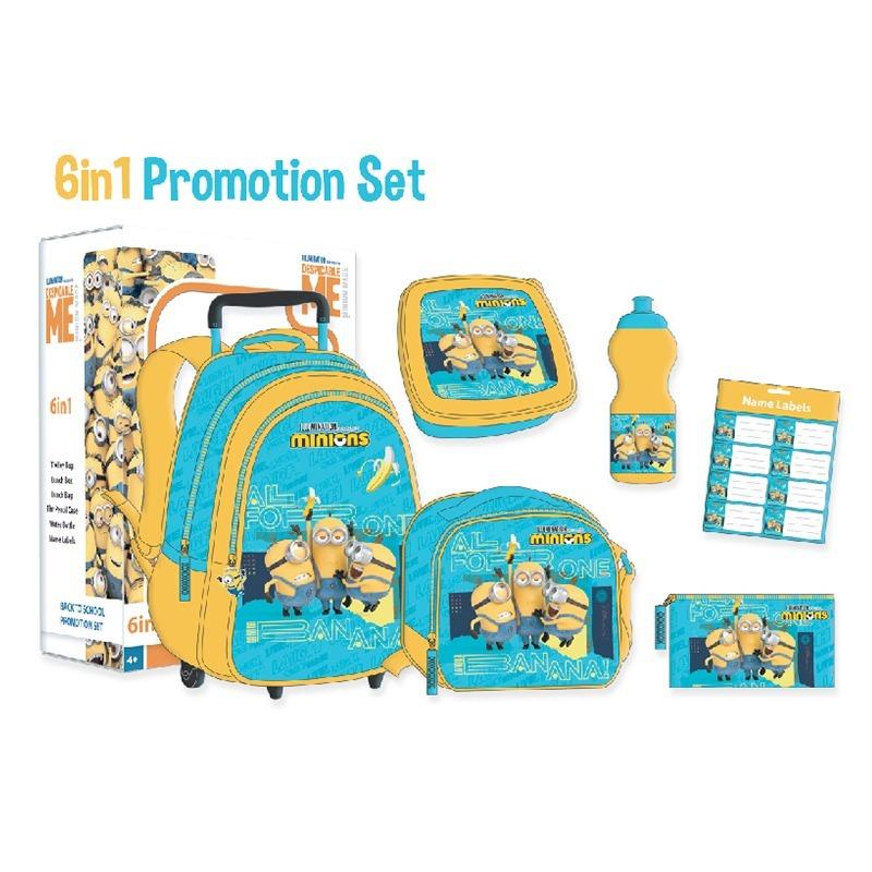 Minions Drink Bottle And Lunch Bag Combo Set – Fun & Lightweight For School Or Outings