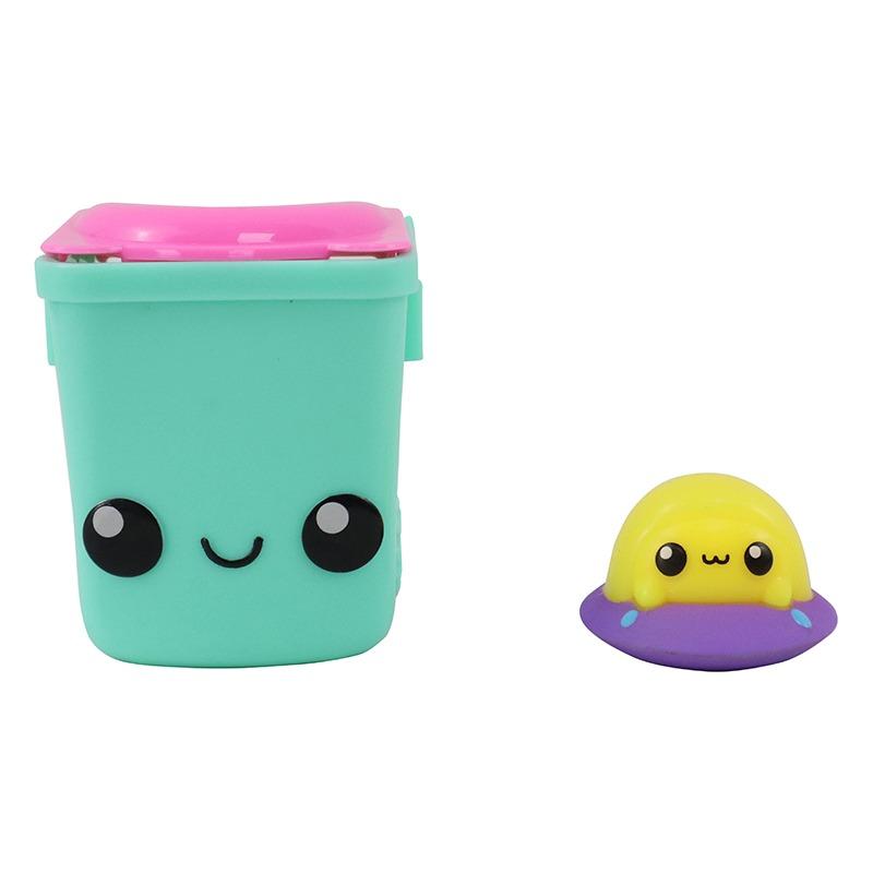 Recycling container with surprise - assorted shapes