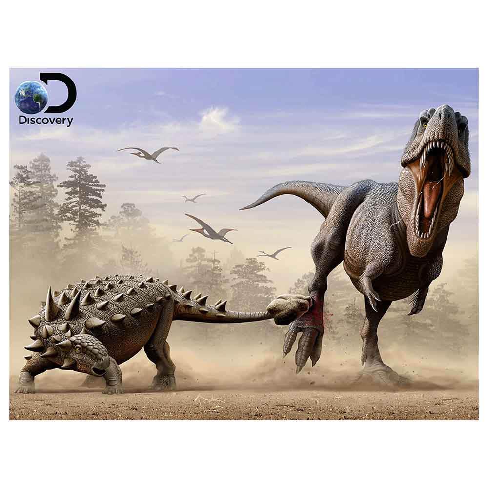 ديسكوفري - بازل يوبلوسيفالوس ضد داسبليتوسوروس برايم ثلاثي الأبعاد 500 قطعة