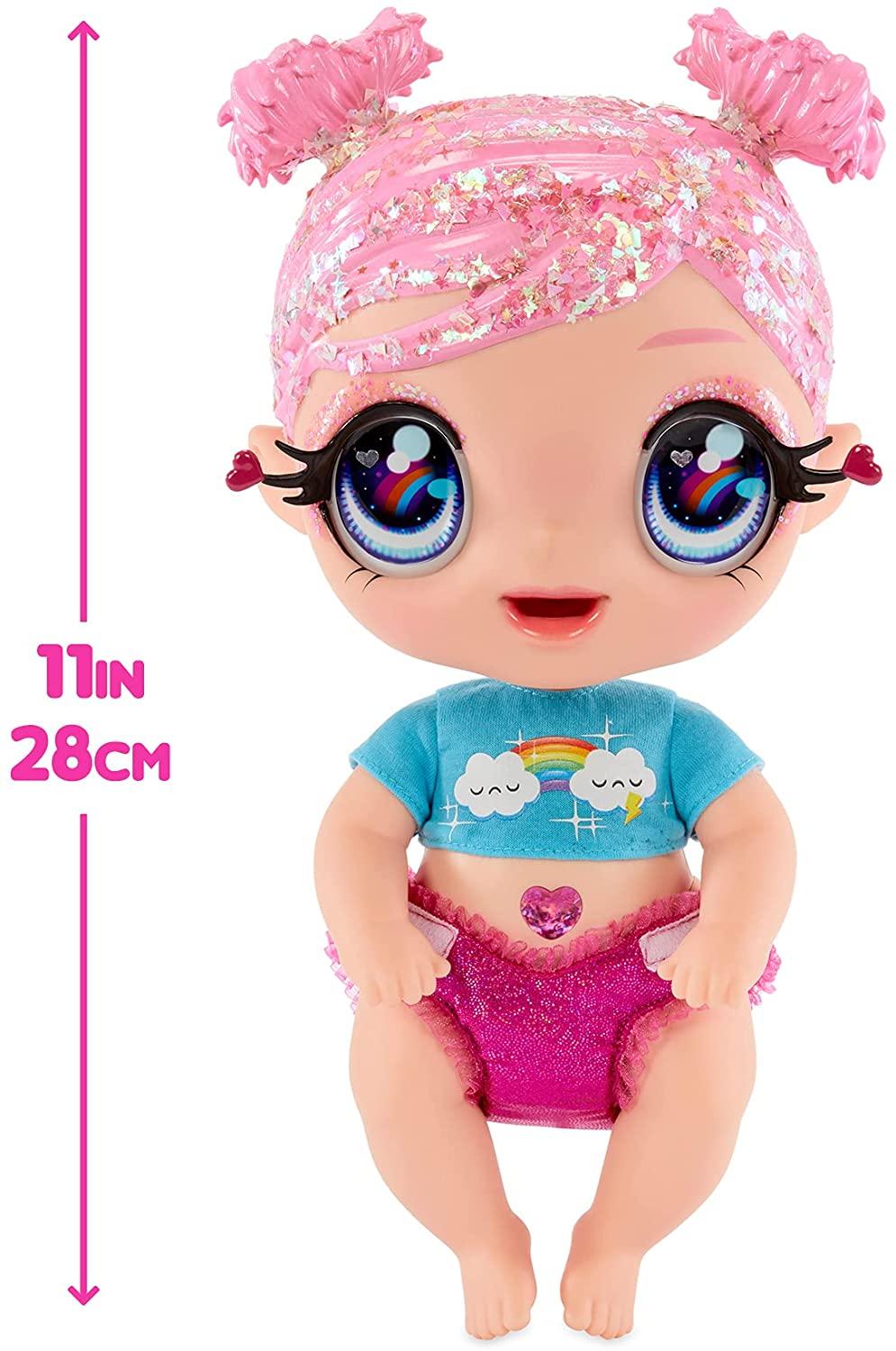 Glitter Babyz Dreamia Stardust Baby Doll and Solana Sunburst Baby Doll Bundle