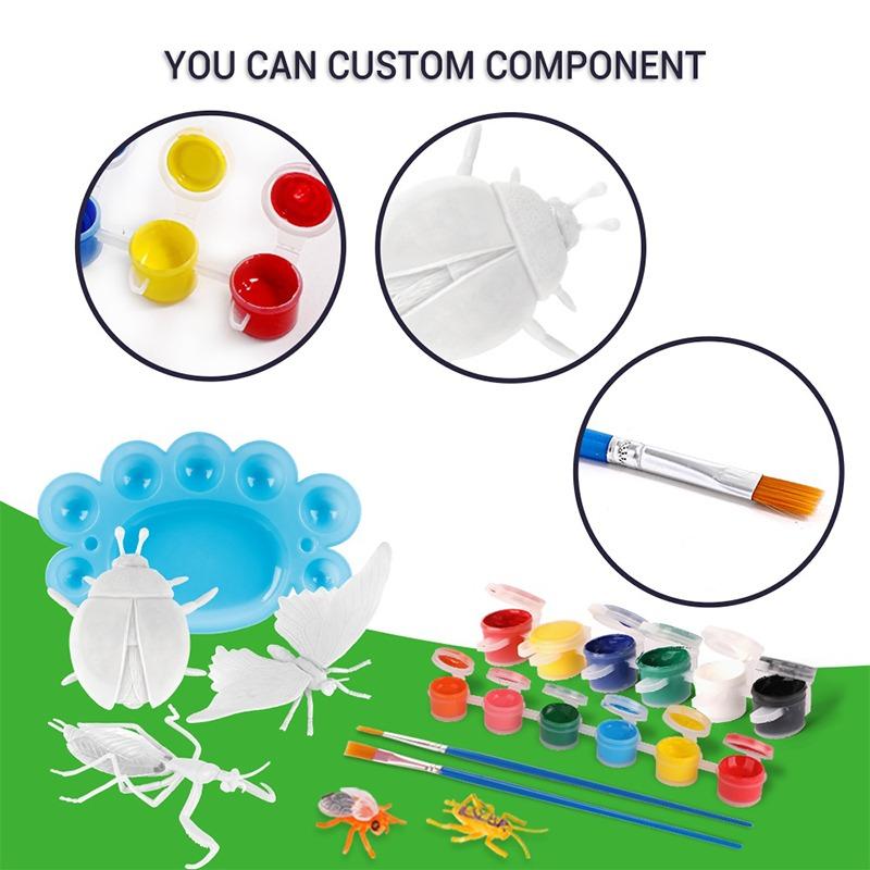 مجموعة تلوين الحشرات المختلفة