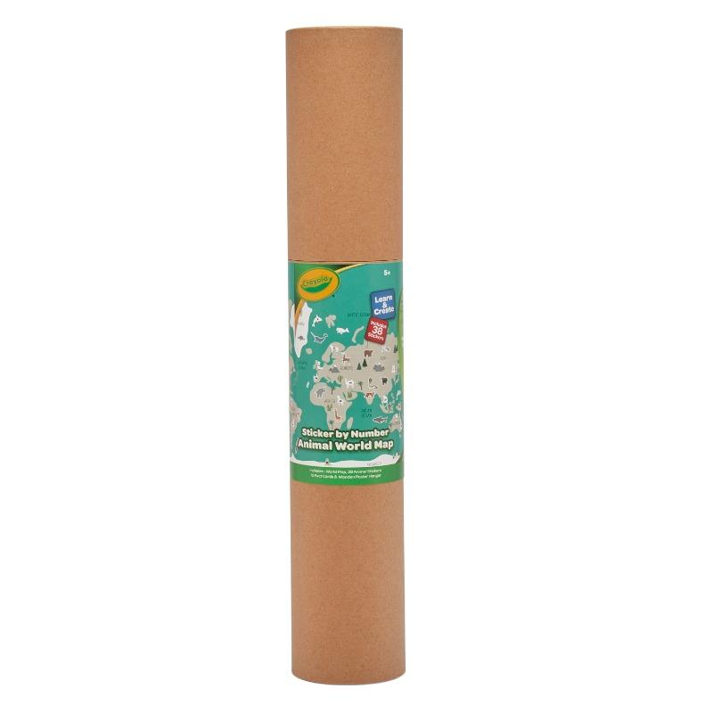 Crayola Animal World Educational Map