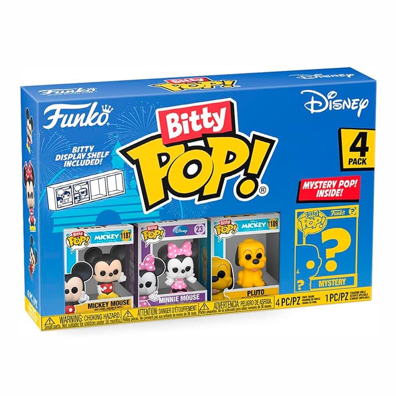 Funko pop Disney Betty Boop Mickey Figures 4pcs