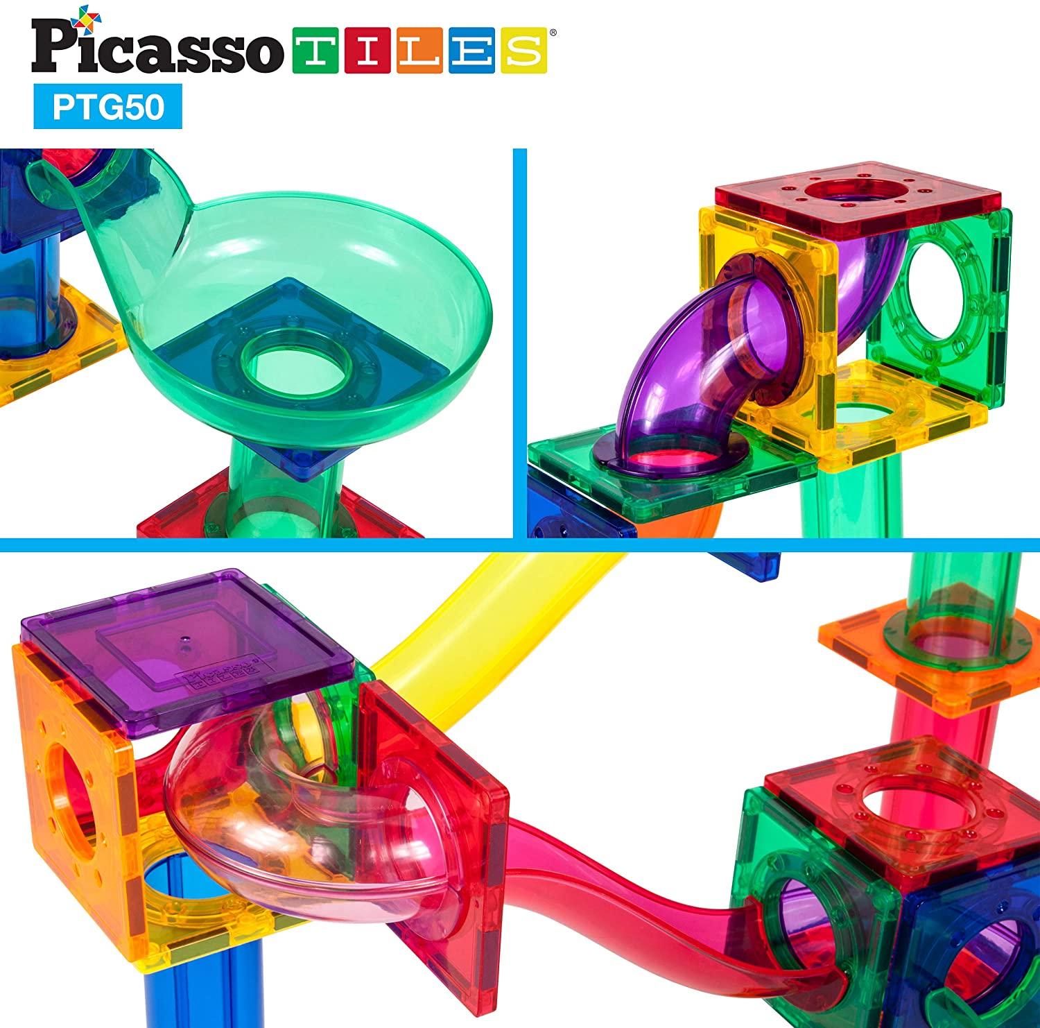 Picasso 50pcs Magnetic Marble Run Set