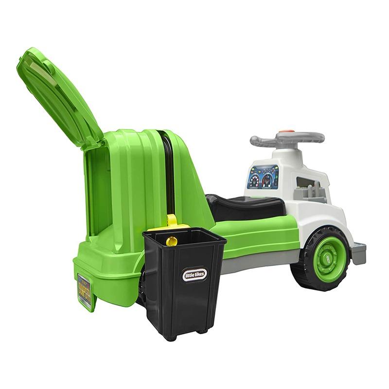 ليتل تايكس - ديرت ديجر شاحنة البيئة لركوب الأطفال مع بوق وصندوق