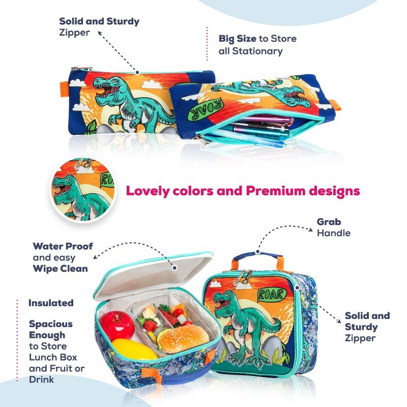 إيزي كيدز - حقيبة مدرسية للأولاد 3 في 1 مع عجلات