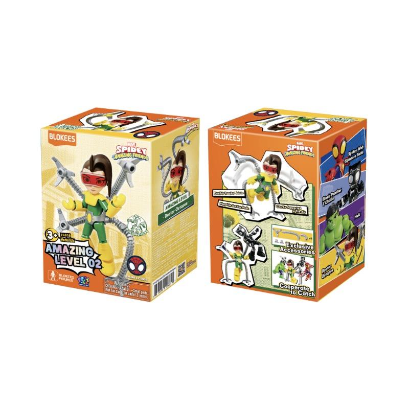 Blokees Marvel Spidey and His Amazing Friends Doc Ock Figure - Buildable Action Model Kit.