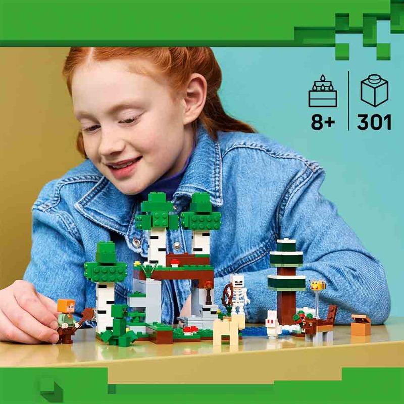 LEGO Minecraft First Night Adventure Building Set 301 Pieces