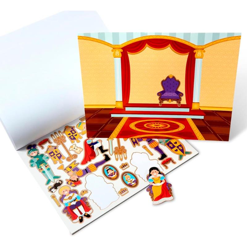 ميليسا آند دوج ملصقات قلعة الاميرة قابلة لإعادة الاستخدام