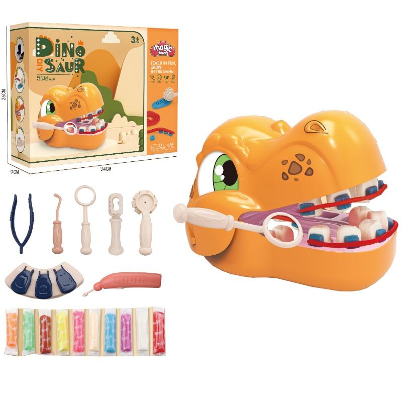Magic Dough Colored Clay - Dinosaur