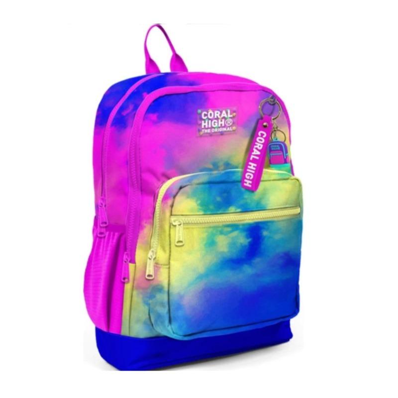 Multi-Compartment School Backpack