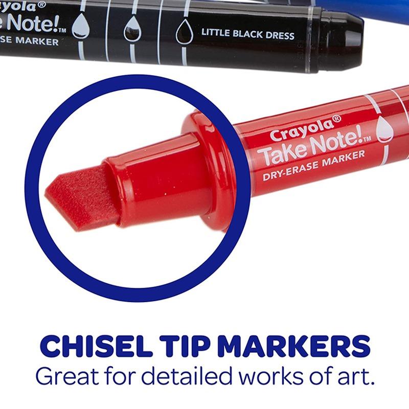 كرايولا - مجموعة أقلام المسح الجاف خط عريض 12 لون