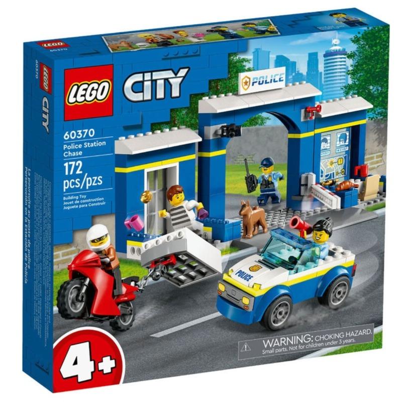 LEGO City Police Station Chase Building Toy Set - 172 Pcs