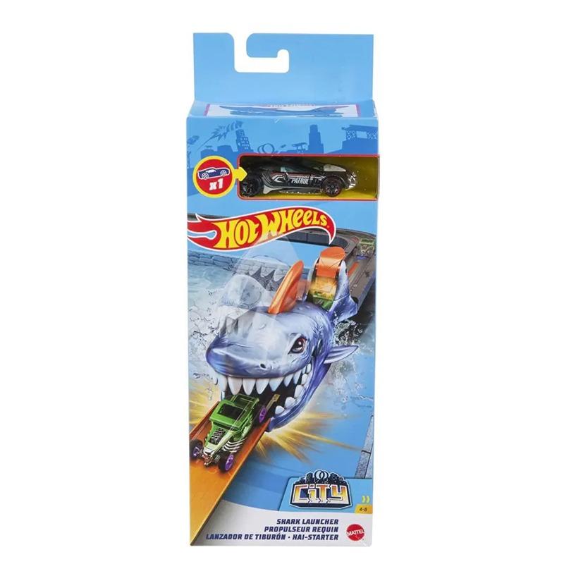 Hot Wheels City Nemesis Launchers - Blue