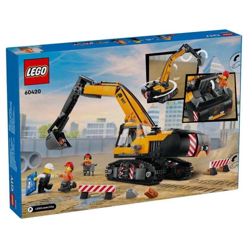 LEGO City Yellow Construction Excavator