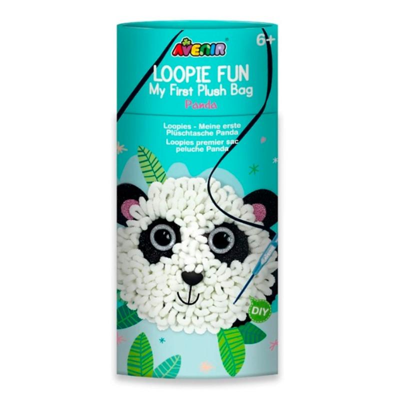 Avenir Loopie Fun My First Plush Bag Kit - Panda