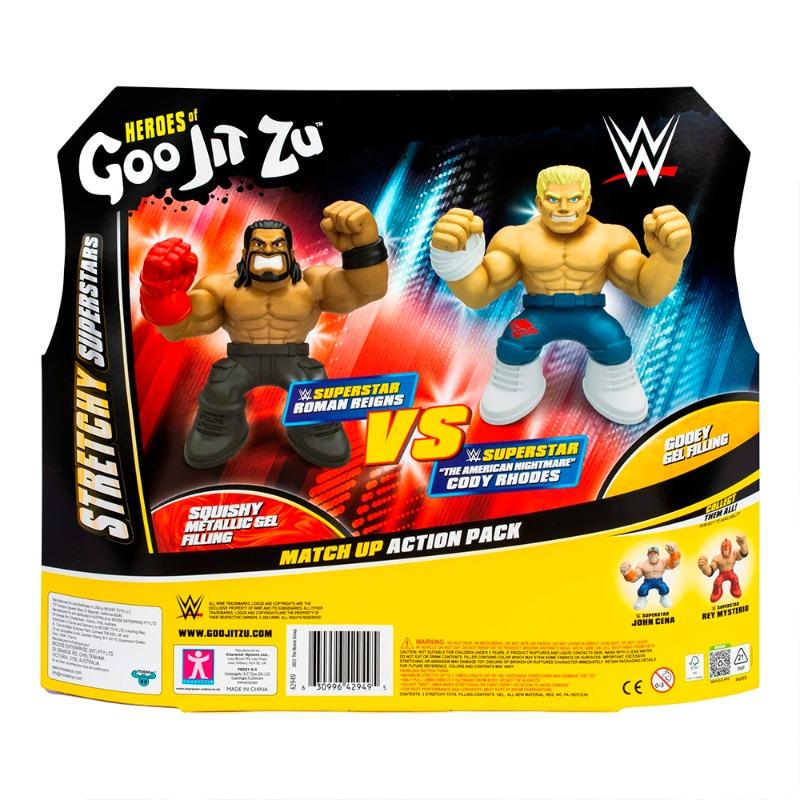 Heroes of Goo Jit Zu Superstars Roman Reigns and Cody Rhodes
