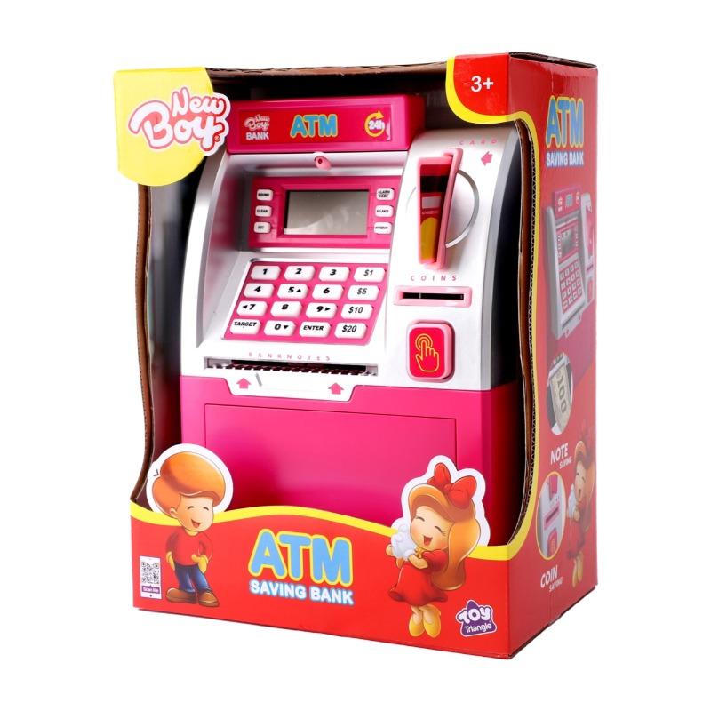 نيو بوي - جهاز للصرف الآلي والإدخار لون وردي