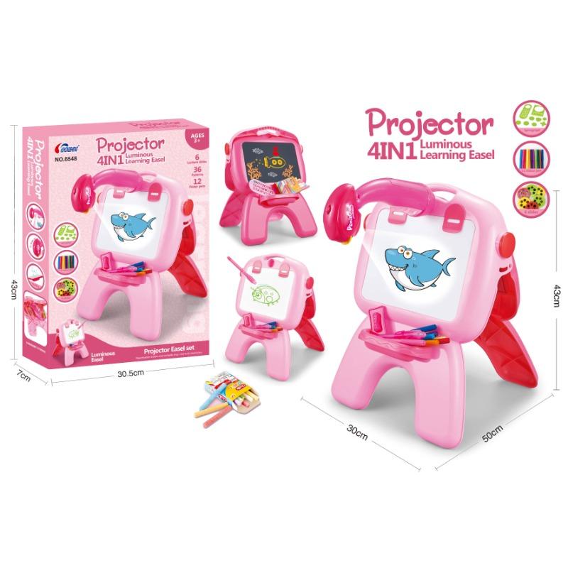 4 In 1 Projection Luminous Learning Drawing Board