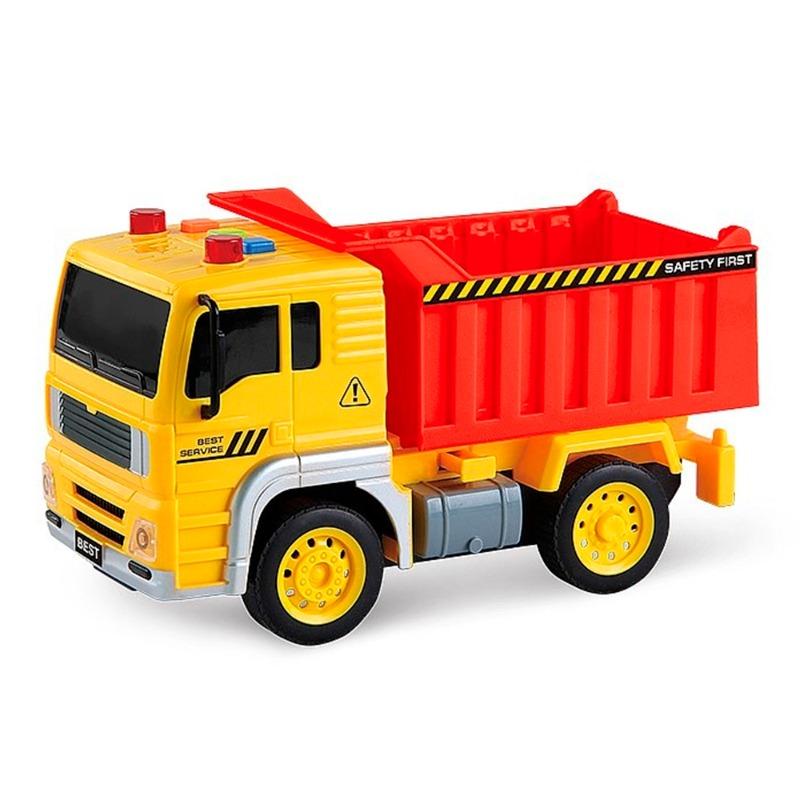 ويني - شاحنة البناء لون أحمر و أصفر