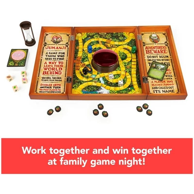 Jumanji The Game Real Wooden Box