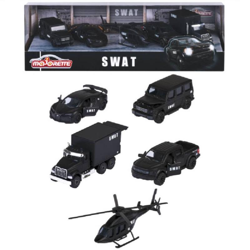 Majorette Swat Edition Series Vehicles - 5 Pcs