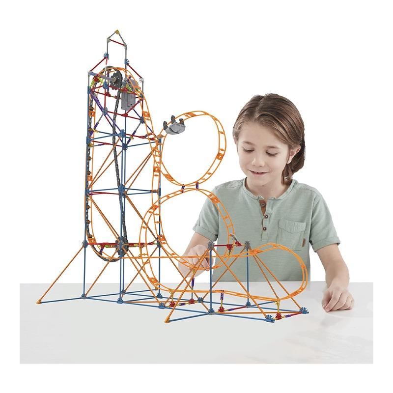 Knex Amazin' 8 Roller Coaster thrill rides Building Set 448 PCS