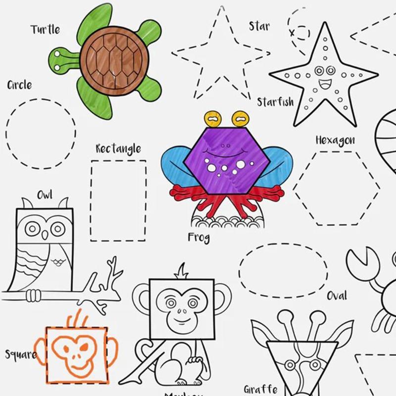 هاي دودل - مجموعة تلوين لوحة السيليكون وتغير الأشكال