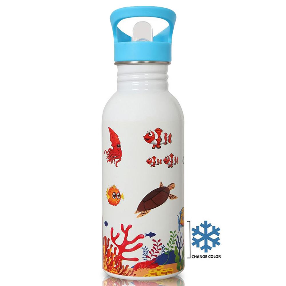 مطارة مياه متغيرة اللون بتصميم عالم البحر