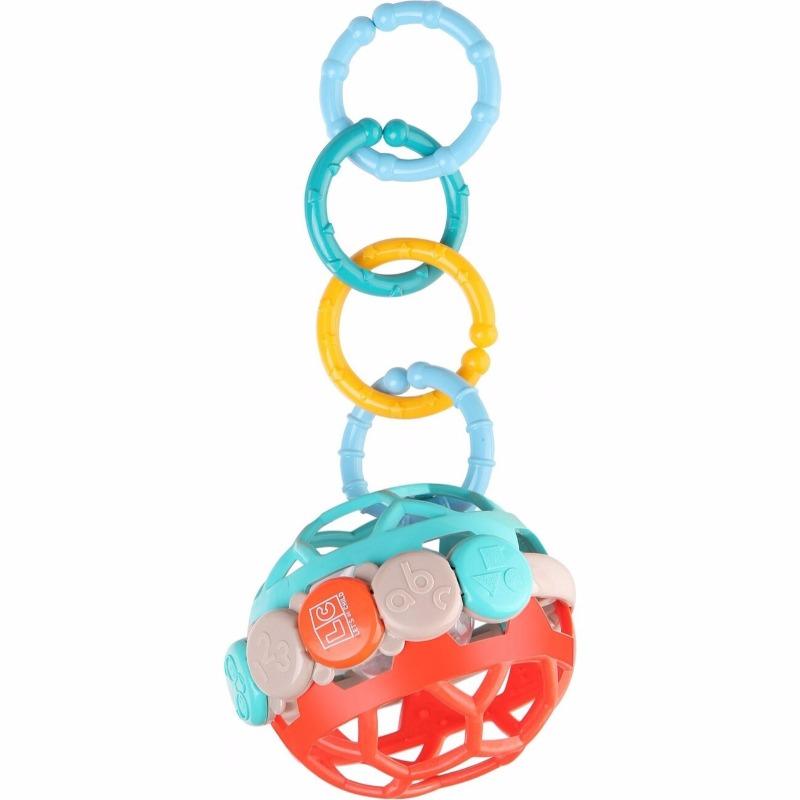 Lets Be Child Take Along Rattle Ball - Multicolors