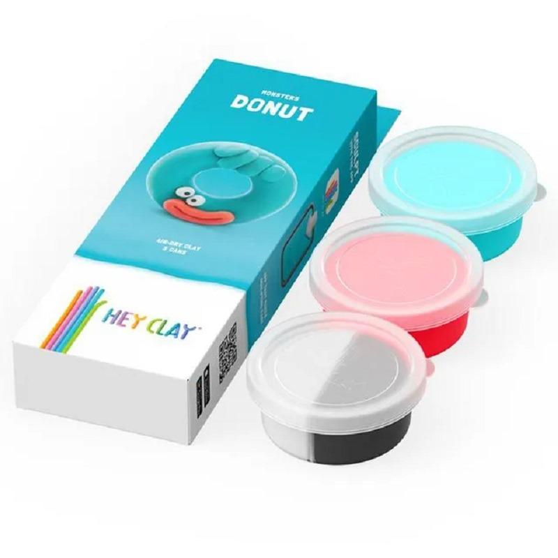 هاي كلاي - مجموعة تشكيل الصلصال بتصميم دونات