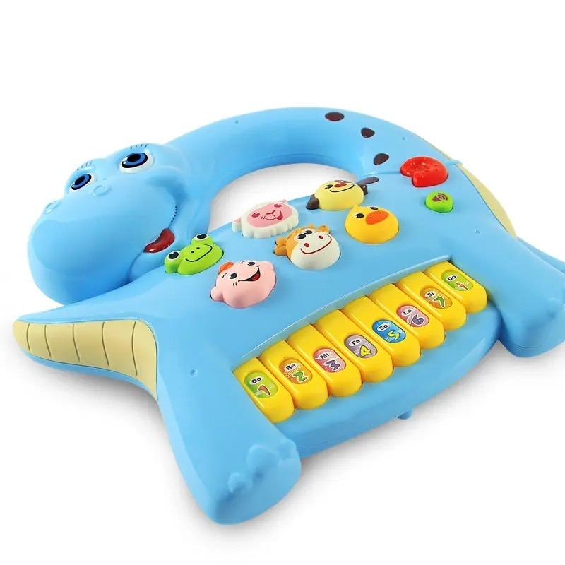 Electric Cartoon Dinosaur Piano Musical Instruments