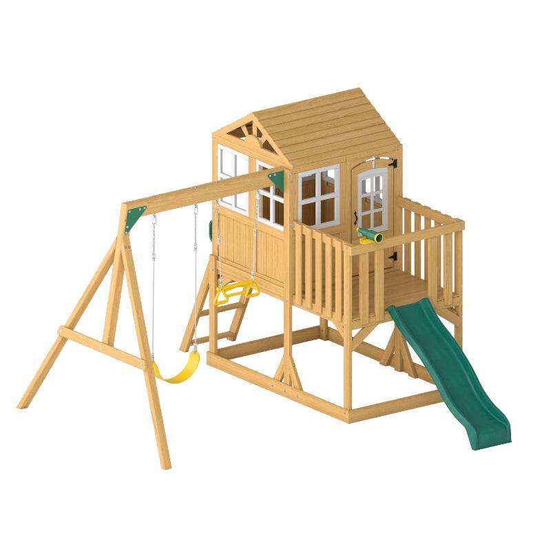 HIGHLINE RETREAT - Deluxe Wooden Playset & Swing Set