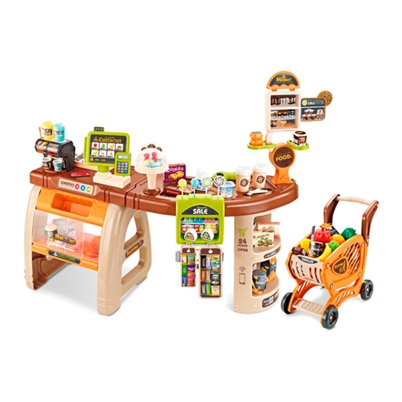 مجموعة لعبة السوبر ماركت - 65 قطعة