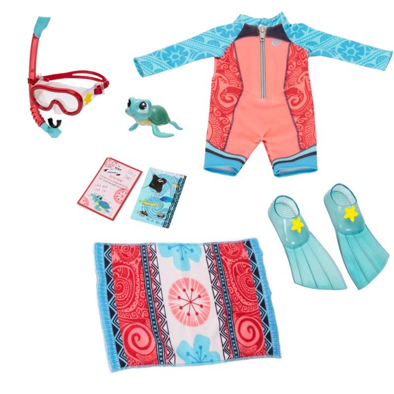 Disney ILY Moana Inspired Deluxe Accessory Pack Snorkel Set