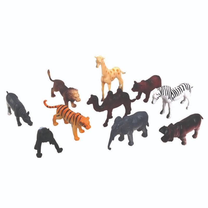 Wenno Wild Animals Playset - 10 Pcs