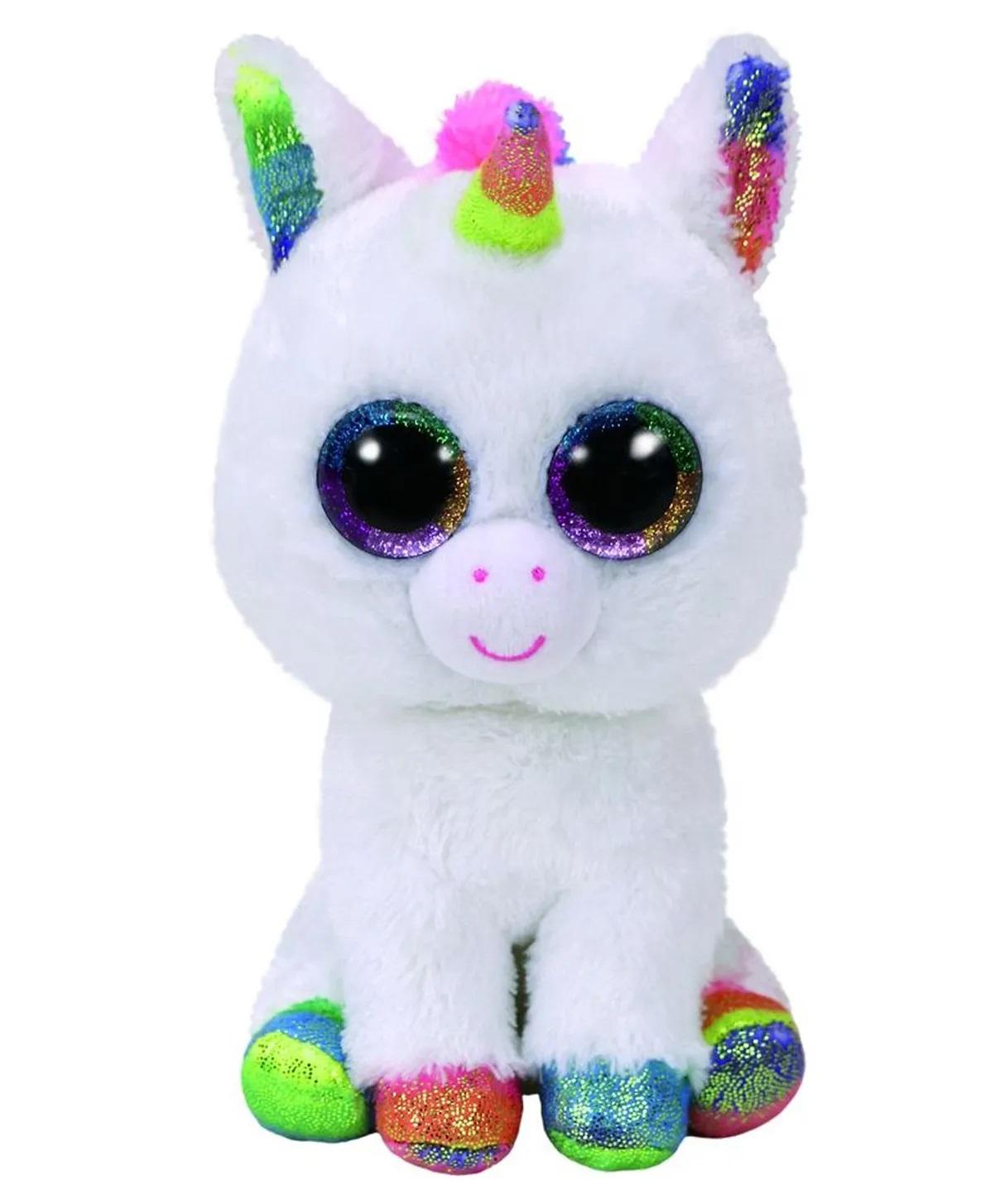 Ty Beanie Boos Unicorn Candy Cane Med 11 Inch