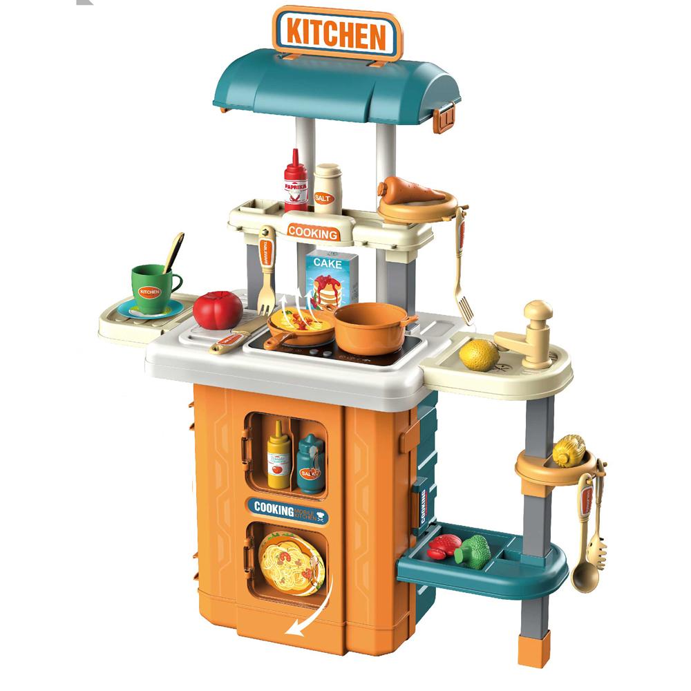 عربة أدوات المطبخ المتنقل 49 قطعة