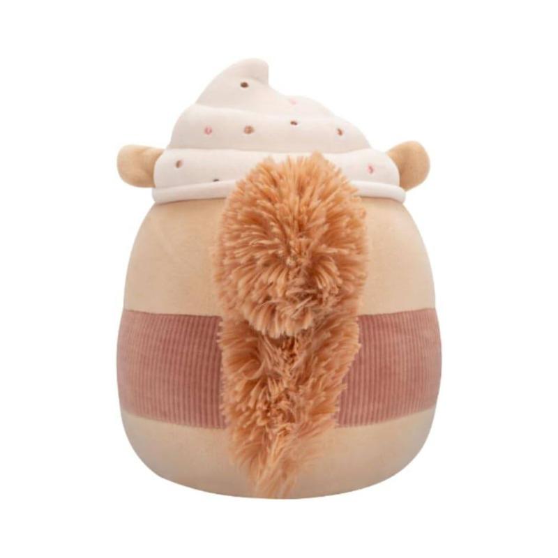 Squishmallows Reza Latte Squirrel Plush Toy 7.5 Inch