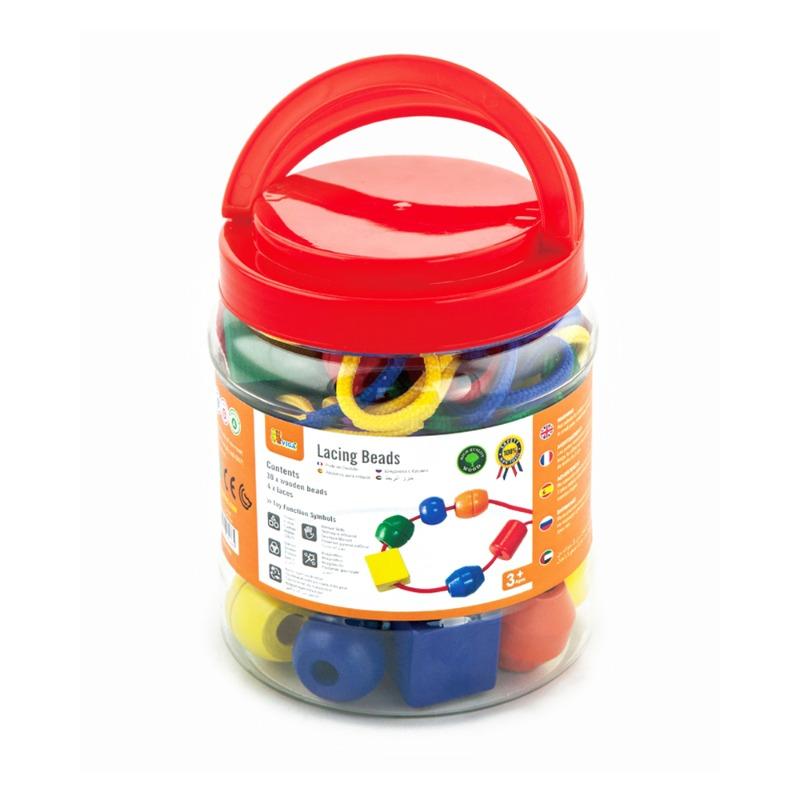 فيجا - مجموعة الخرز الخشبية 30 قطعة