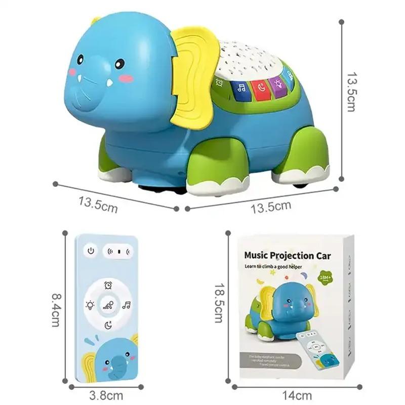 Musical Elephant With Star Projector