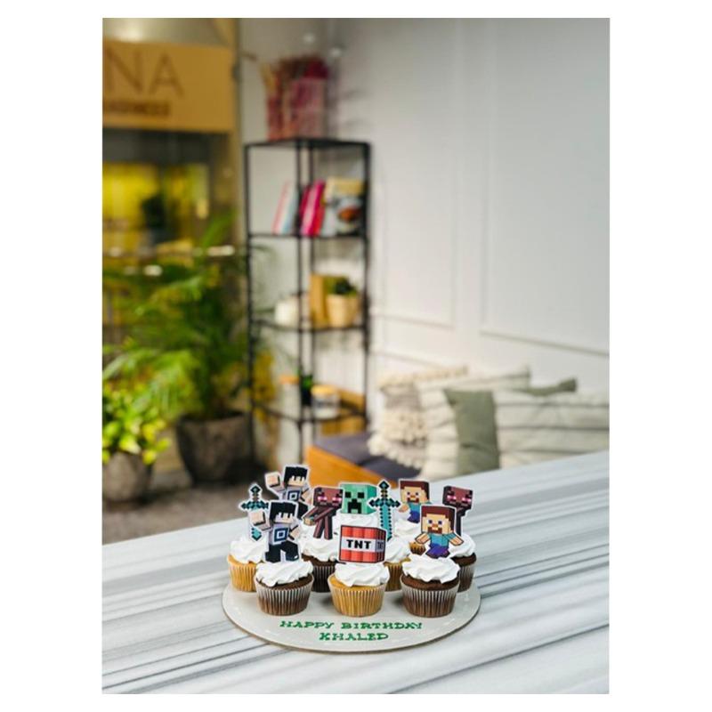 Monty's Minecraft Cupcakes Box (10pcs)