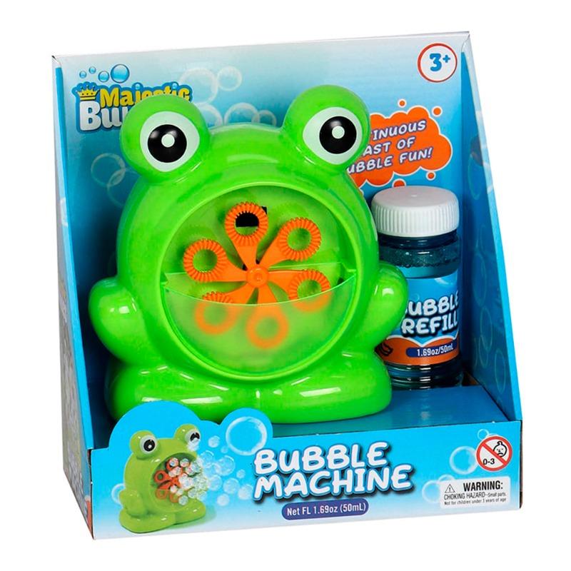 ماجسيتك بابلز - آلة إطلاق الفقاعات بتصميم الضفدع