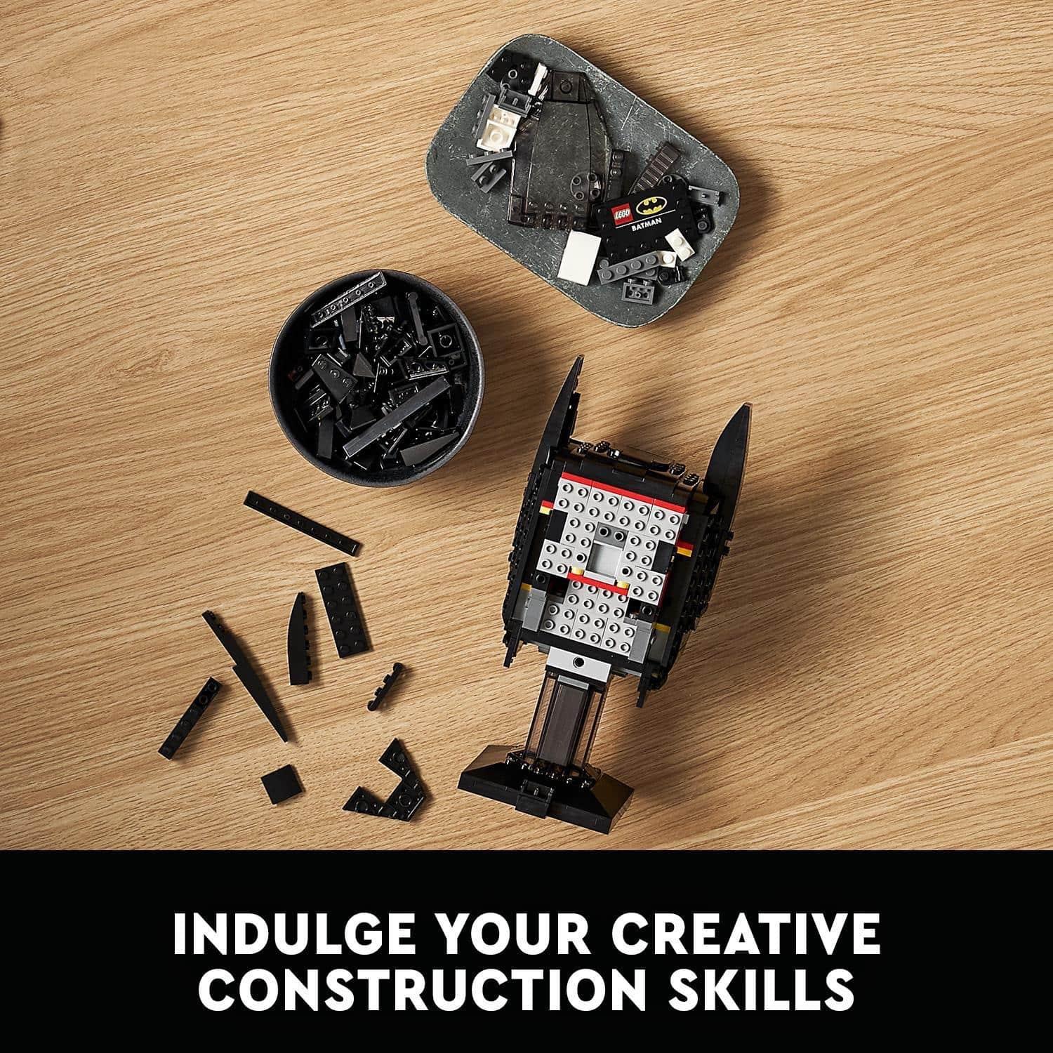 ليجو دي سي باتمان - مكعبات قناع باتمان كاول - 410 قطعة