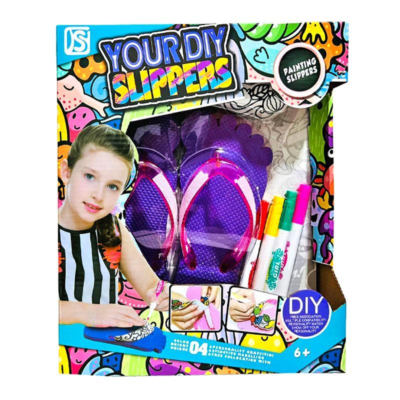 Js Toys Diy Painting Slippers Set