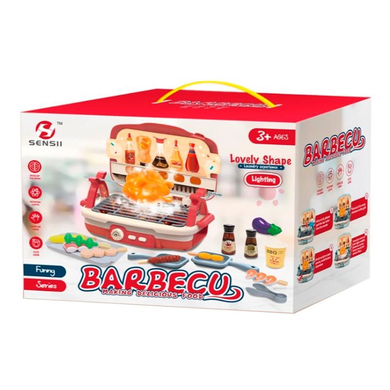 مجموعة لعب فرن الشواء مع ضوء و موسيقى