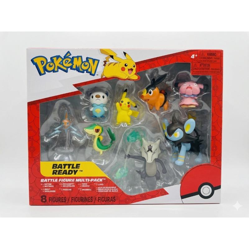بوكيمون - مجموعة مجسمات معركة بوكيمون للاطفال 8 قطع
