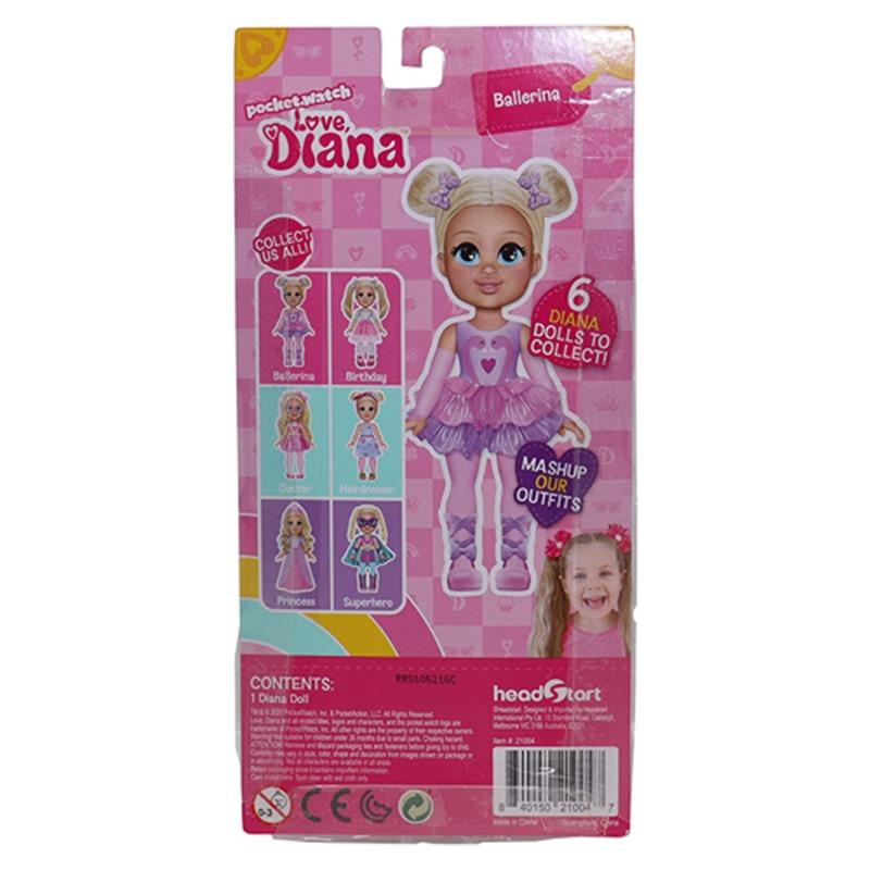 Love Diana Value Doll - Ballerina 6 Inches