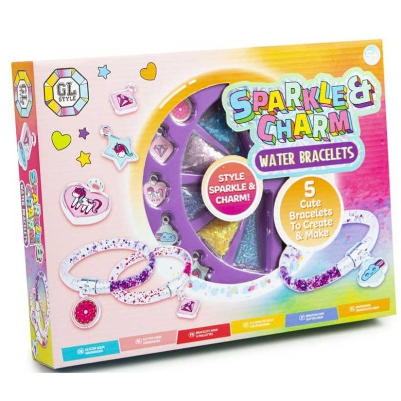 GL Glitter Sparkle And Charm Bracelets