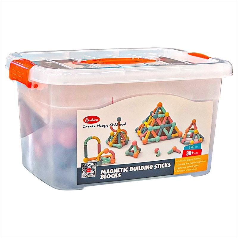 On Shine Montessori Magnetic Building Blocks - 176 Pcs